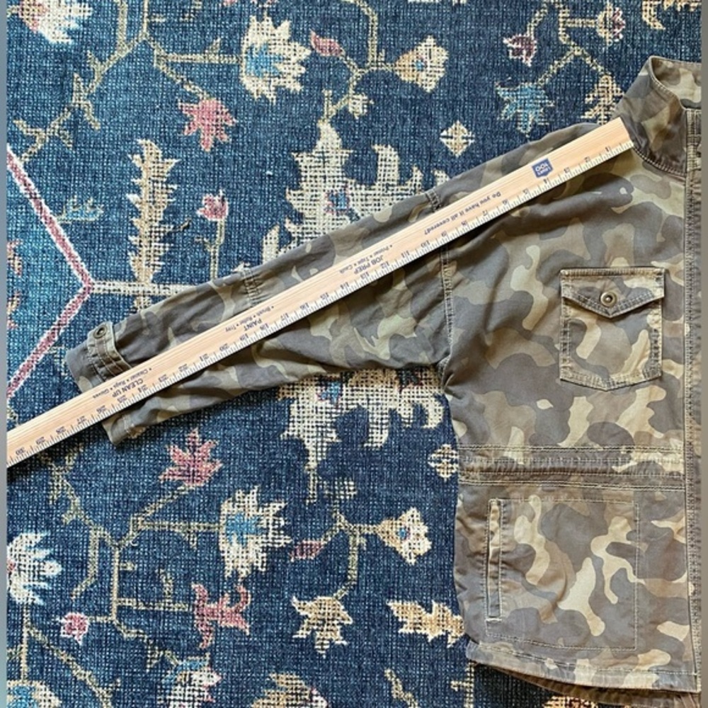 ANTHROPOLOGIE MARRAKECH CAMO UTILITY JACKET WOMENS SIZE SMALL - Picture 6 of 8